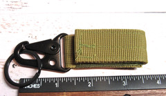 Set of 2 Nylon Tactical Carabiner Webbing Belt Backpack Clips Hook -Camping Gear