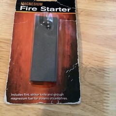 Fire Starter:Harbor Tools Magnesium Campfire Lighter Emergency Survival Pocke…