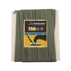 FISHLUND 750LB 4MM 11 Strands Paracord Rope 100FT Nylon Parachute Cord