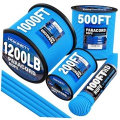 1200 Paracord Rope – 4.4mm 14 Strand Nylon Parachute Spool para 100 ft Blue