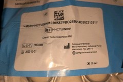Safeguard Medical Chest Tube Insertion Kit HHCTUINK01 Exp 10/23