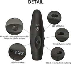 Lightweight Electronic Whistle – USB Charged with Ergonomic Grip for Referees