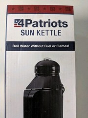 4Patriots Sun Kettle Solar Power Water Heater Boil Water Sun Power Camping New