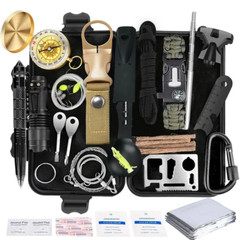 Outdoor Travel Equipment Survival Kit 20 In1 Multi-Functional Field First-Aid Ki