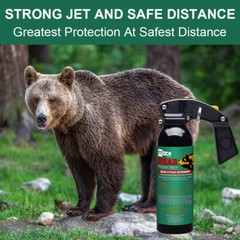 Bear Repellant Spray 16 oz w/ Spray rack Self Defense – Bear Attack Deterrent