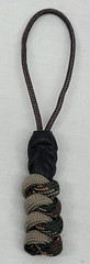 Paracord ~ Digi-Wood/Tan ~ Zipper Pull/Knife Lanyard/Key Fob/Tool Keeper ~ 10