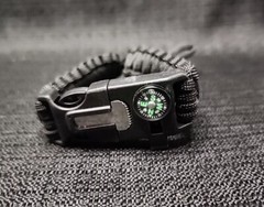 Survival Bracelet with Compass And Other Functions (T58)