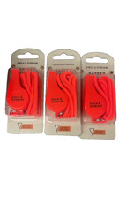 Field & Stream Safety Whistle w/ Lanyard Pack of 3 Piece Hunting/Sport Orange