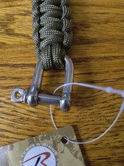 Survival Bracelet Bundle: Rothco Shackle & Breast Cancer Awareness Paracord