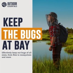 Adjustable Insect Netting Face Cover – Perfect for Fishing, Hunting & Gardening
