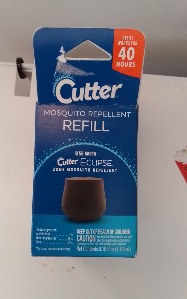 Cutter Mosquito Repellent Refill 40-Hours Use with Cutter Eclipse Zone Mosquito