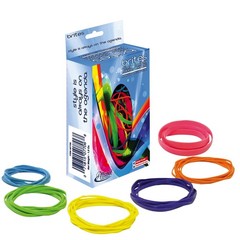 Alliance 07706 Brites Pic Pac Rubber Bands Blue/Orange/Yellow/Lime/Purple/Pink