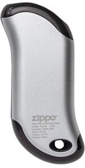 Zippo Silver Heatbank 9s Rechargeable Hand Warmer and 5200 MAH Power Bank 40584