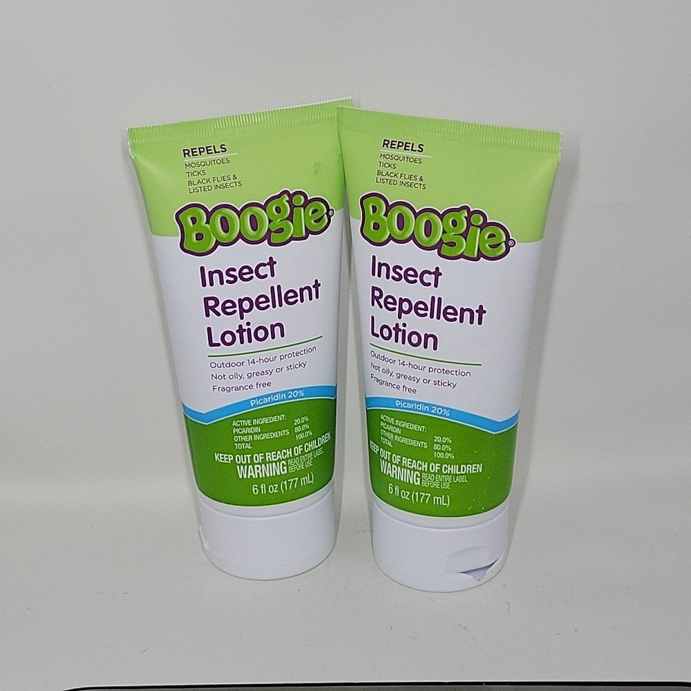 Boogie Insect Repellent Lotion 2pk, Keep Mosquitoes, Ticks and Flies Off