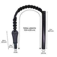 Large Ferro Rod Fire Starter Kit 5 x 1/2 in, Flint Steel Striker & Lanyard