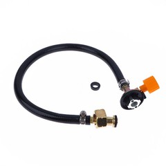 Gas Refill Adapter Leakproof Rubber Gas Refill Pipe Tube Cylinder Convertor