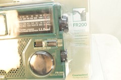NEW Eton LL Bean FR-200 Emergency Radio Short Wave AM FM Hand Crank Green