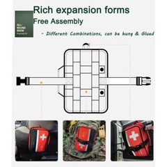 170 Pcs Botiquines de primeros auxilios Supervivencia Emergencia Trauma Viajes