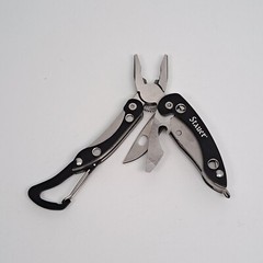 Stauer Survival Box Kit in Original Stainless Steel Box Flaslight Watch Tool