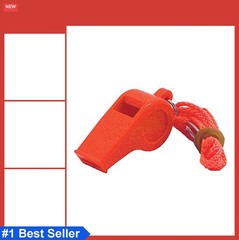 Safety Whistle Super Loud Orange Pea-less Lanyard Marine Boating Kayak Hiking