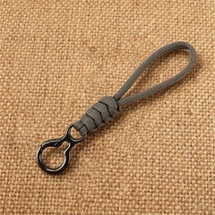 Outdoor Paracord Keychain with Trigger Snap Hook Hand-Woven Survival Camping
