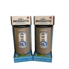 THERMACELL Patio Shield Mosquito Repellent 15ft Zone Beige MRPS5 Pack of 2 NEW