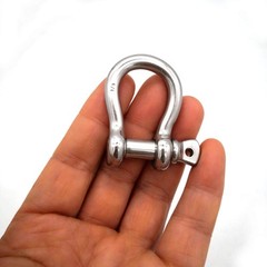 Stainless Steel Shackle 1/4 Inch Sailing Rigging Shackles Marine Grade Shackl…