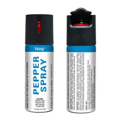 4 Bottles Feloiy Pepper Spray 2 Oz Inert Water Based Formula 16 Foot Range