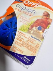 NEW OFF Clip On Repellent Fan Starter Kit Mosquito Repellent Blue