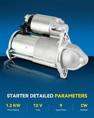 Philtop Starter Motor Replacement For 2011-2015 Cruze 1.8L 2012-2018 Sonic 1.8L