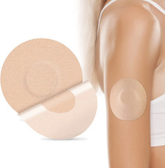 Freestyle Adhesive Patches 25Pack Waterproof Libre2/3 Sensor Covers Flesh