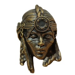 Female Soldier Parachute Cord Beads Vintage Charm Bead for Paracord Pendants