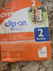 Pair OFF! Clip On Mosquito Repellent and Refill