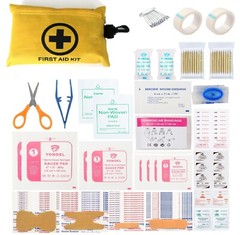 151 Pcs First Aid Kit Medical Emergency Trauma Military Survival Travel 2 Sets