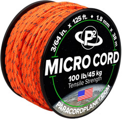 Micro Paracord – Thin Braided Cord for Crafting, Fishing, and DIY Projects in 12