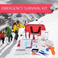234 Piece First Aid Kit for Emergencies, Home, Office, Outdoors, Fully Stocked