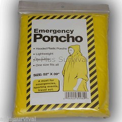 Lot of 18 Emergency Hooded Poncho – A Plus Survival