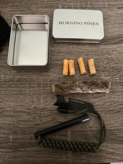 BURNING PINES Fire Starter Combo Kit – Soy Wax Rope & (4)Fire Plugs 🔥