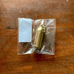 A&F SOS Capsule Brass waterproof paper waterproofing H4.0cm, H1.5in