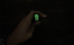 3 Police Magnum .50oz Night Glow Mini Pepper Spray Keyring OC Defense Security
