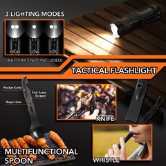 Dusor 19 in 1 Survival Kit Gifts for Men, Father’ s Day Gifts from Daughter S…