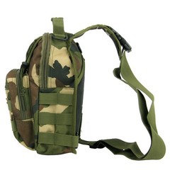 Mini Hiking, Camping Go-Bag Sling Backpack Kit Outdoor Survival Gear Bug Out Bag