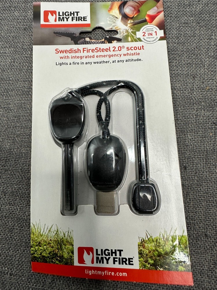 Light My Fire Swedish Fire Steel 2.0 Scout New and Sealed