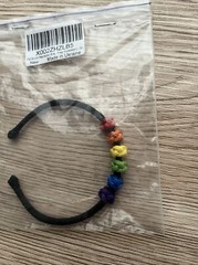 TECEUM Paracord Bracelet Rainbow Unisex 550 Parachute Rope Colorful Pride NEW