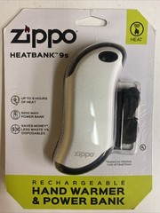 Zippo Heatbank 9s Rechargeable Hand Warmer & Powerbank Champagne Factory Sealed