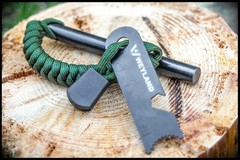 WEYLAND Bushcraft Fire Starting Kit – Ferro Rod & Magnesium Starter black