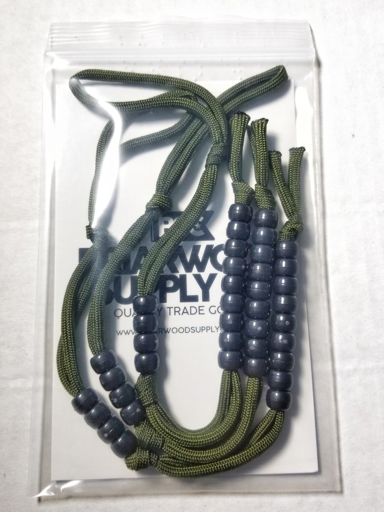 Ranger Paracord Pacecounter Beads – Set of Three (3) – Free Shipping