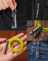 Titanium Emergency Whistle,120Db Safety Whistle with Lanyard,Outdoor Survival…