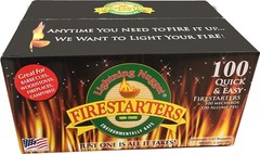 Lightning Nuggets Fire Starter 100 Count Box