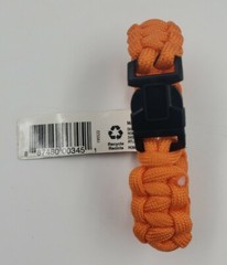 Everbilt 9″ Paracord Emergency Survival Bracelet Safety -ORANGE- Hiking